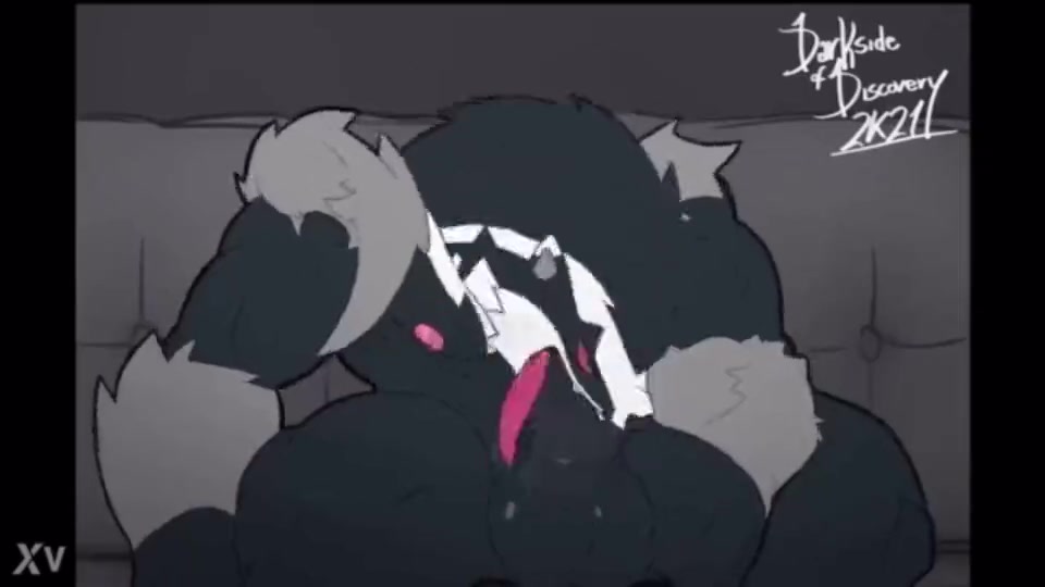 变态臭鼬竟然口自己